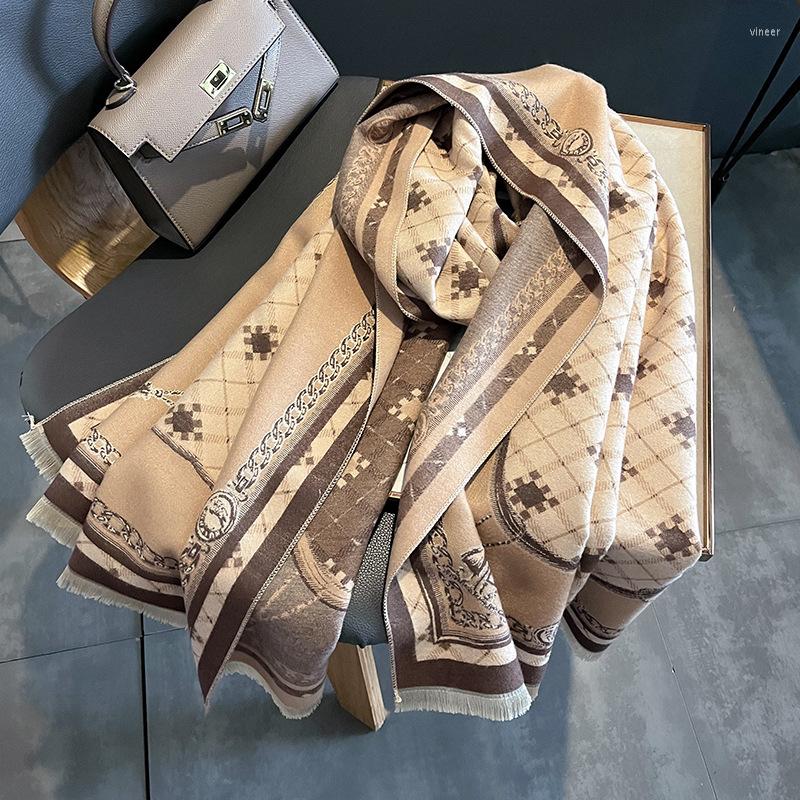 

Scarves 2022 Winter Women Scarf Thin Shawls Wraps Lady Long Solid Hijab Stoles Cashmere Pashmina Foulard Tassel Autumn Head