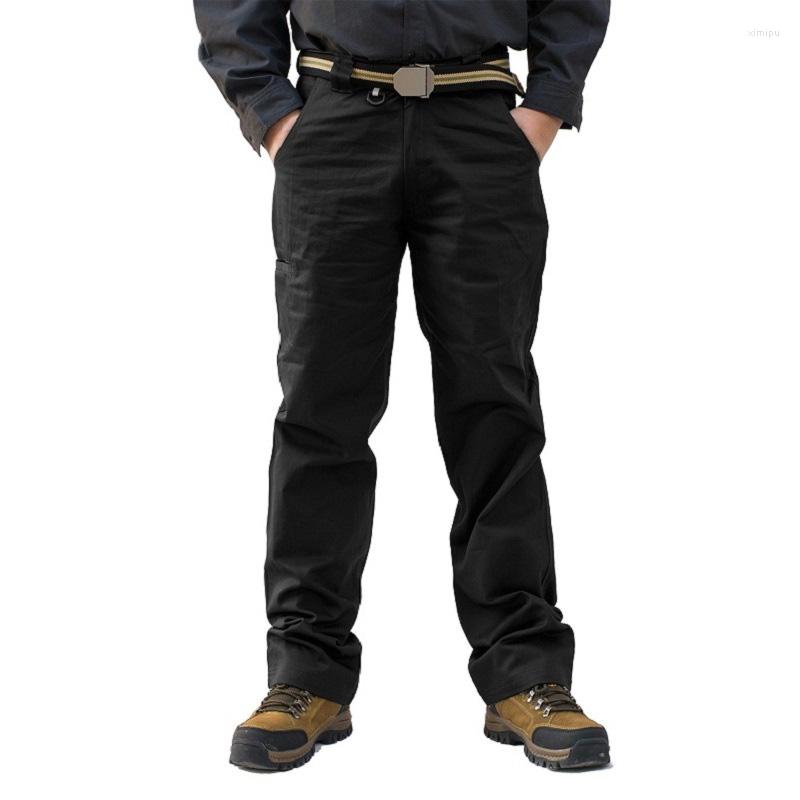 

Men's Pants Mens Heavy Duty Cargo Multi Pockets Cotton Pant Casual Work Wear Military Tactical Long Full Length Trousers, Gray