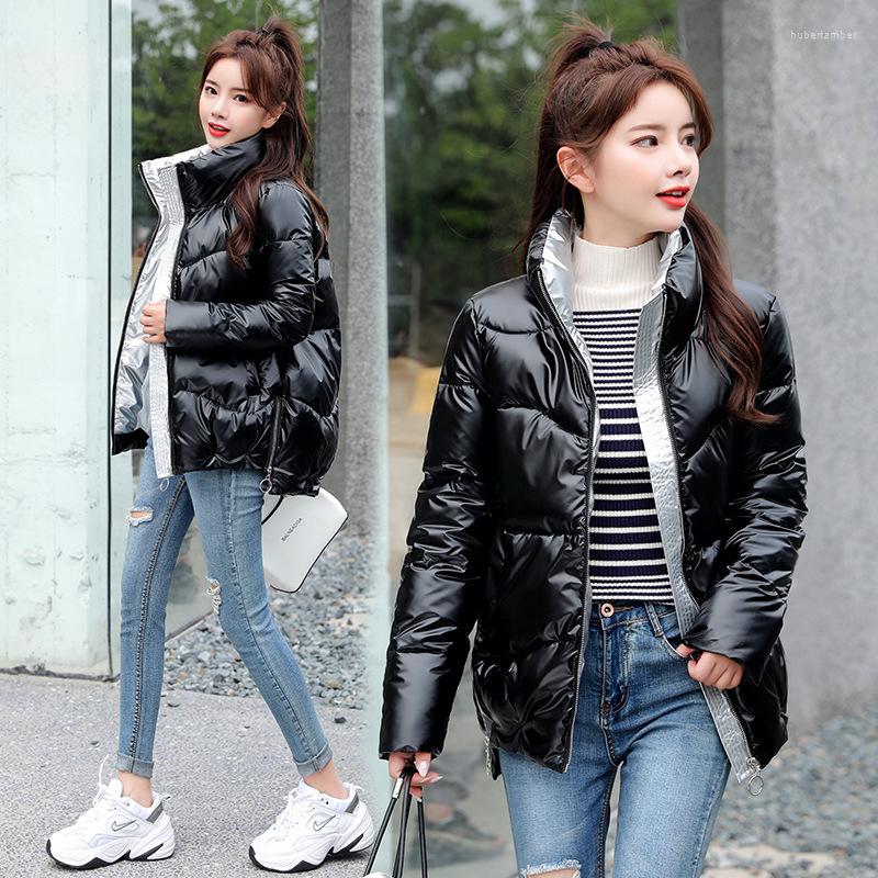 

Women' Down Winter Coat For Women Long Sleeve Jacket Female Parkas Solid Zipper Coats Woman 2022 Pocket Warm 3XL, Gray