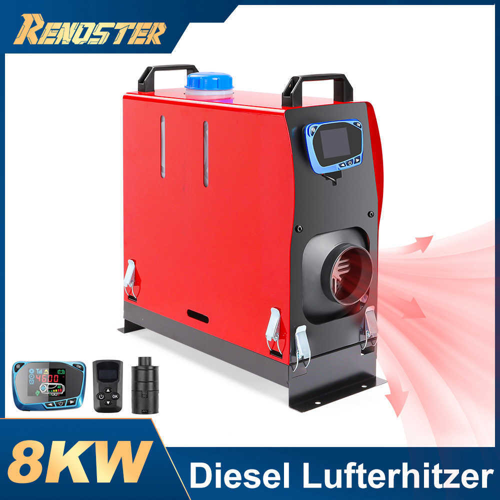 

Home Heaters 2 5 8KW 12V Diesel Air LCD Remote Silencer Camper Van 240V Parking Warmer Portable car Trucks Boats W221022