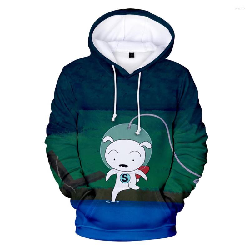 

Men's Hoodies Japanese Anime Super Little White 3D Harajuku Hoodie Men/Women Street Fashion Sweatshirt Apparel Autumn Casual Couple Pullover