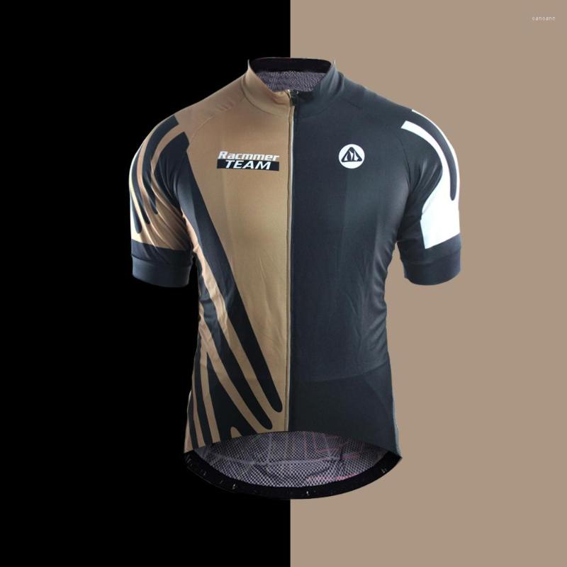 

Racing Jackets Racmmer Men's Cycling Jerseys Short Sleeves Bike Clothes Summer Motocross Mountain Downhill Road Bicycle Tops, Pic color