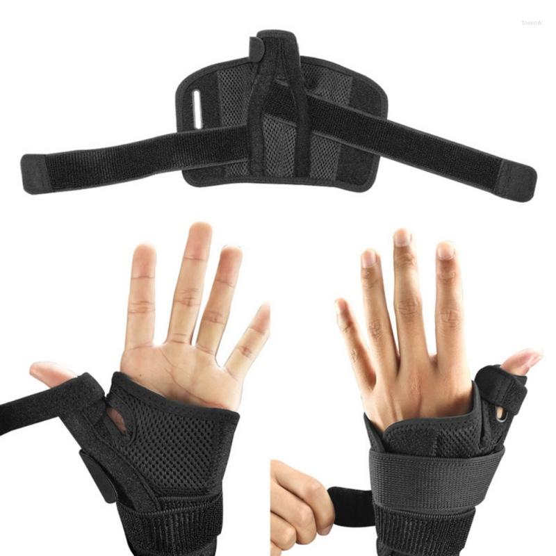 

Waist Support 1 Pc Wrist Adjustable Unisex Comfortable Thumb Stabilizer Immobilizer Tendon Sheath Trigger Thumbs Protector, Black