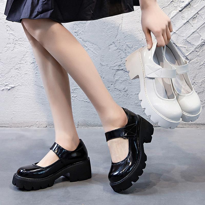 

Sandals Genuine Leather Women Summer Fashion High Heels Female Shoes 2022 Square Heel Hook Loop, Black