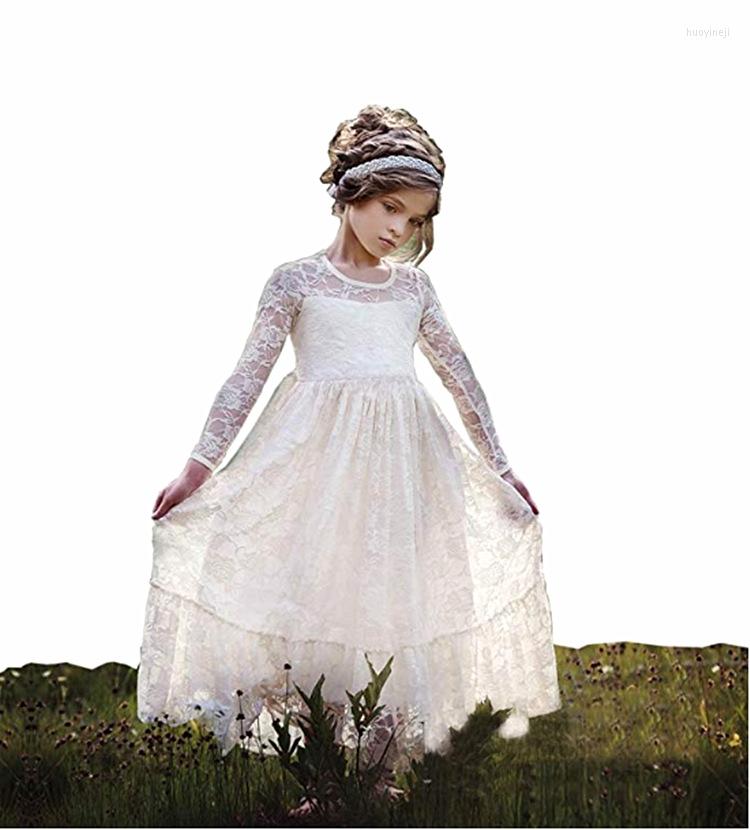 

Girl Dresses Princess Lace Dress Kids Flower Girls Embroidery Vintage Children For Wedding Party Formal Ball Gown 14T, Black