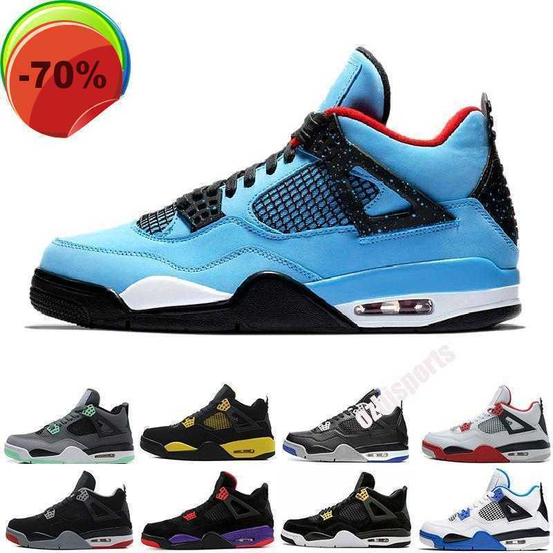 

Designer Sport Shoes 4 Womens Mens Basket Ball 4s Jump Sneakers Size 13 Black Cat Fire Red Bred Iv Cactus Jack Trainers B, Without box