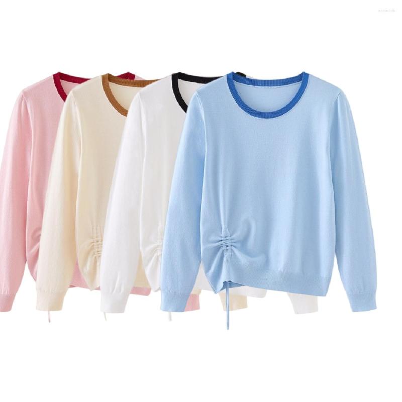 

Women's Sweaters 2022 Autumn Winter Summer Casual Korean Fashion Outdoor Indoor Cardigans Bottoming Shirts For Women Ice Silk O-neck, White short sleeves