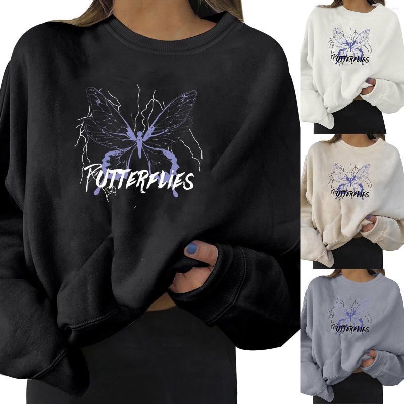 

Women' Hoodies Full Zipper Women Blouses Womens Daily Print Sweatshirt Long Pullover Letter O Neck Printing Cute Woman, Beige