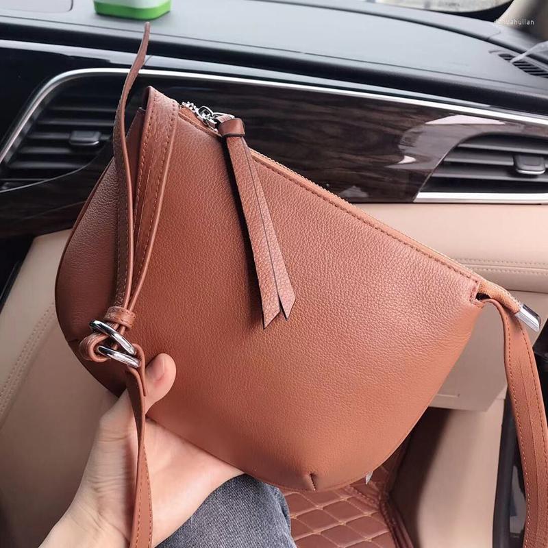 

Evening Bags Ladies Genuine Leather Shoulder Bag Women's Luxury Handbags Fashion Crossbody For Women Messenger Female Tote Purse, Pink