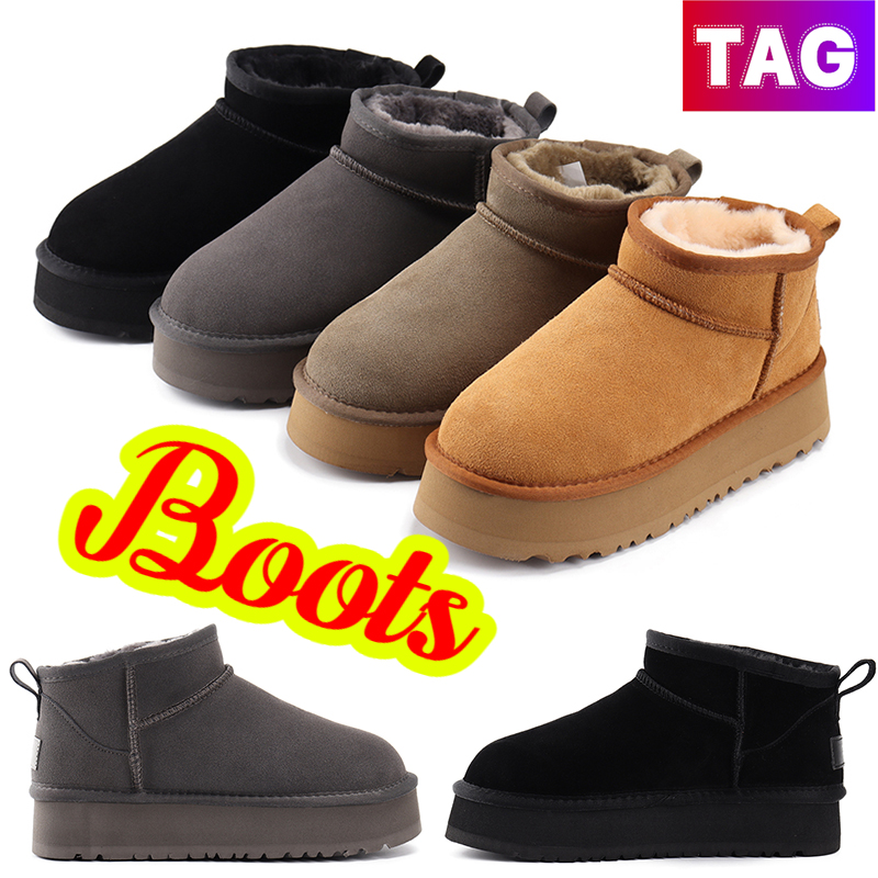 

Australia Ankle Boots Classic ultra mini platform snow booties Men Women shoes fashion half booted warm shearing lining sheepskin mens Boot winter womens sneakers, Bubble wrap packaging