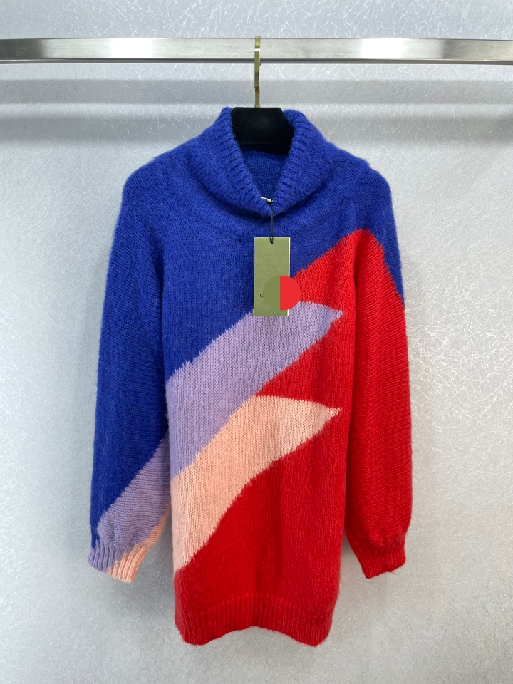 

1009 2022 Autumn Sweaters Women' Crew Neck wool Brand Same Style Women' weila, Customize