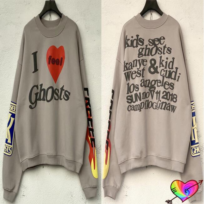2023 Hoodie Men Women Fleece Hoodies Foam Graphic Sweatshirts Printed Tag Crew Neck