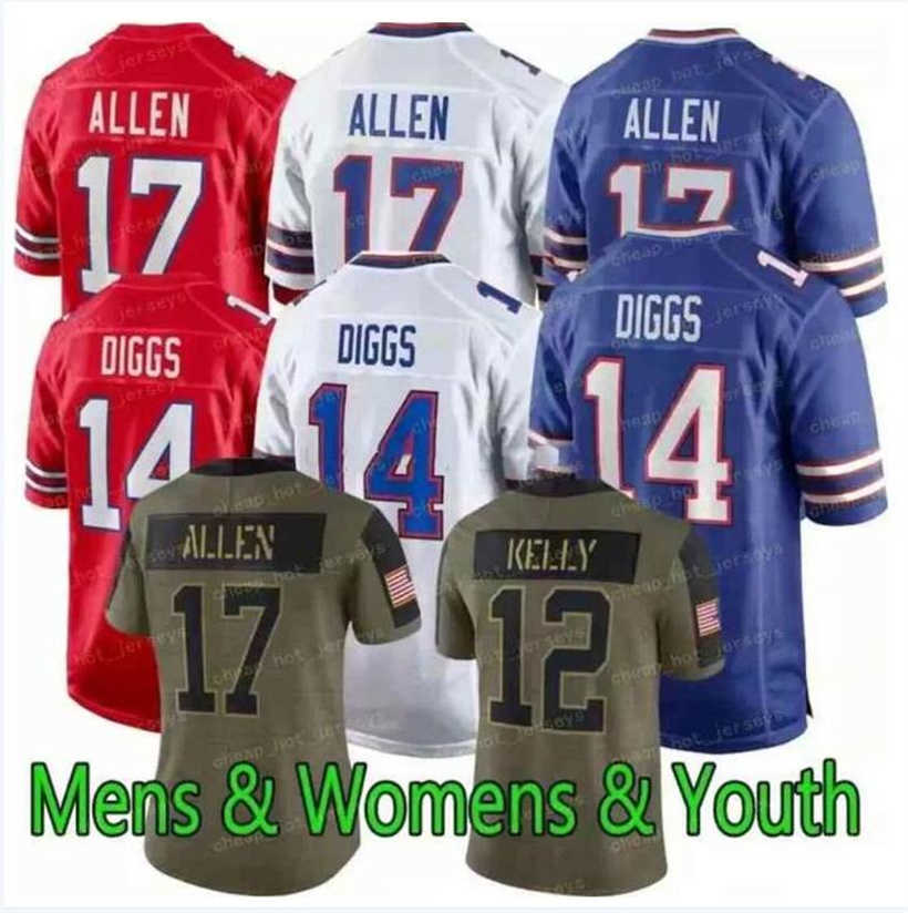 

Von Miller Josh Allen Jersey Stefon Diggs Buffalo''Bills''Dawson Knox Custom Football Jerseys Tre'Davious White Tremaine Edmunds game Cole, As photo