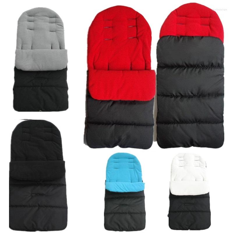 

Stroller Parts Baby Toddler Universal Footmuff Winter Buggy Pram Sleeping Bags Windproof Warm Thick Cotton Pad Envelope Cover