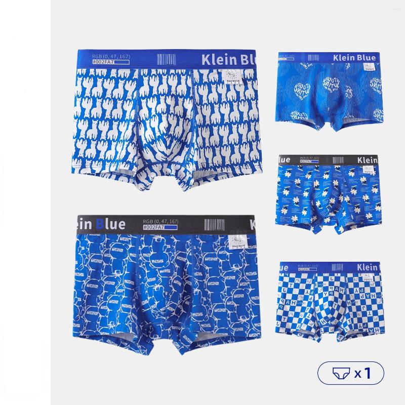 

Underpants 10 Color Mens Cartoon Underwear Sexy Man Boxers Cotton Fashion Breathable Soft Shorts, 01