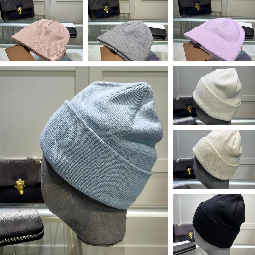 

8 Color Knitting Beanies for Men Women's Wool Skull Caps Hip-Hop Street Couples Winter Hat Leisure Fashion Simple Woolen Hat designer beanie, This link is not only for sale