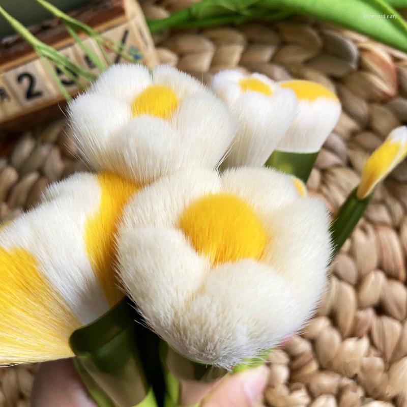 

Makeup Brushes 14Pcs High Quality Cute Flowers Set Cosmetic Foundation Powder Blush Eye Shadow Wooden Make Up Brush Tool Kit