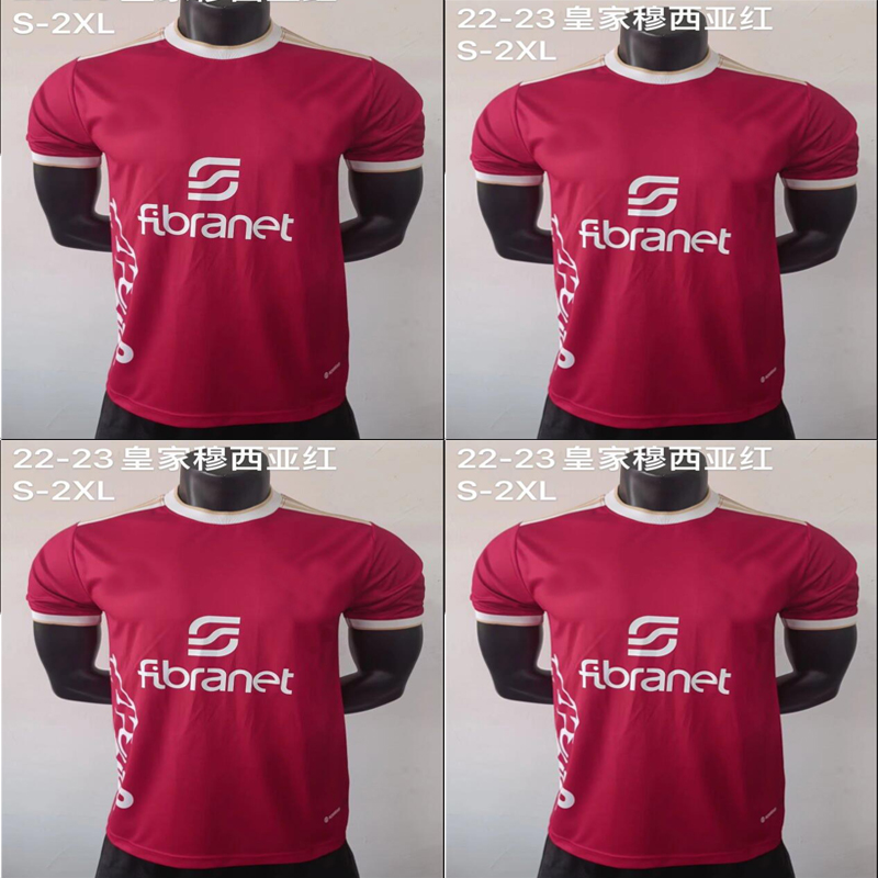 

22 23 Real Murcia Club de Futbol soccer Jerseys 2022 2023 home away football shirts, 22/23;home