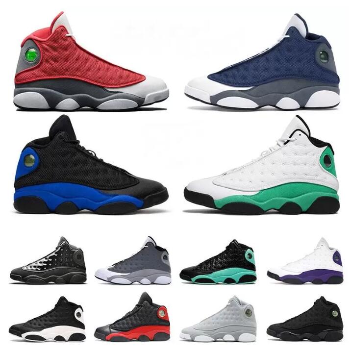 

2023 Jumpman 13 13S Basketball Shoes Mens High Flint Bred Island lucky Green Red Dirty Hyper Royal Starfish He Got Game OG Black Cat Court Purple Grey Toe Sneakers, Please contact us