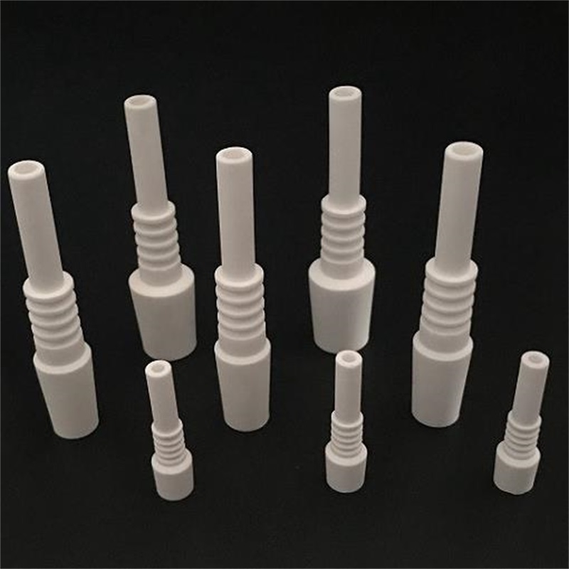 

Ceramic Nail 10mm 14mm 18mm Joint Smoking Accessories Glass Bong Dabber Mini Straw Tip NC Kit For Oil Dab Rigs 2583 E3