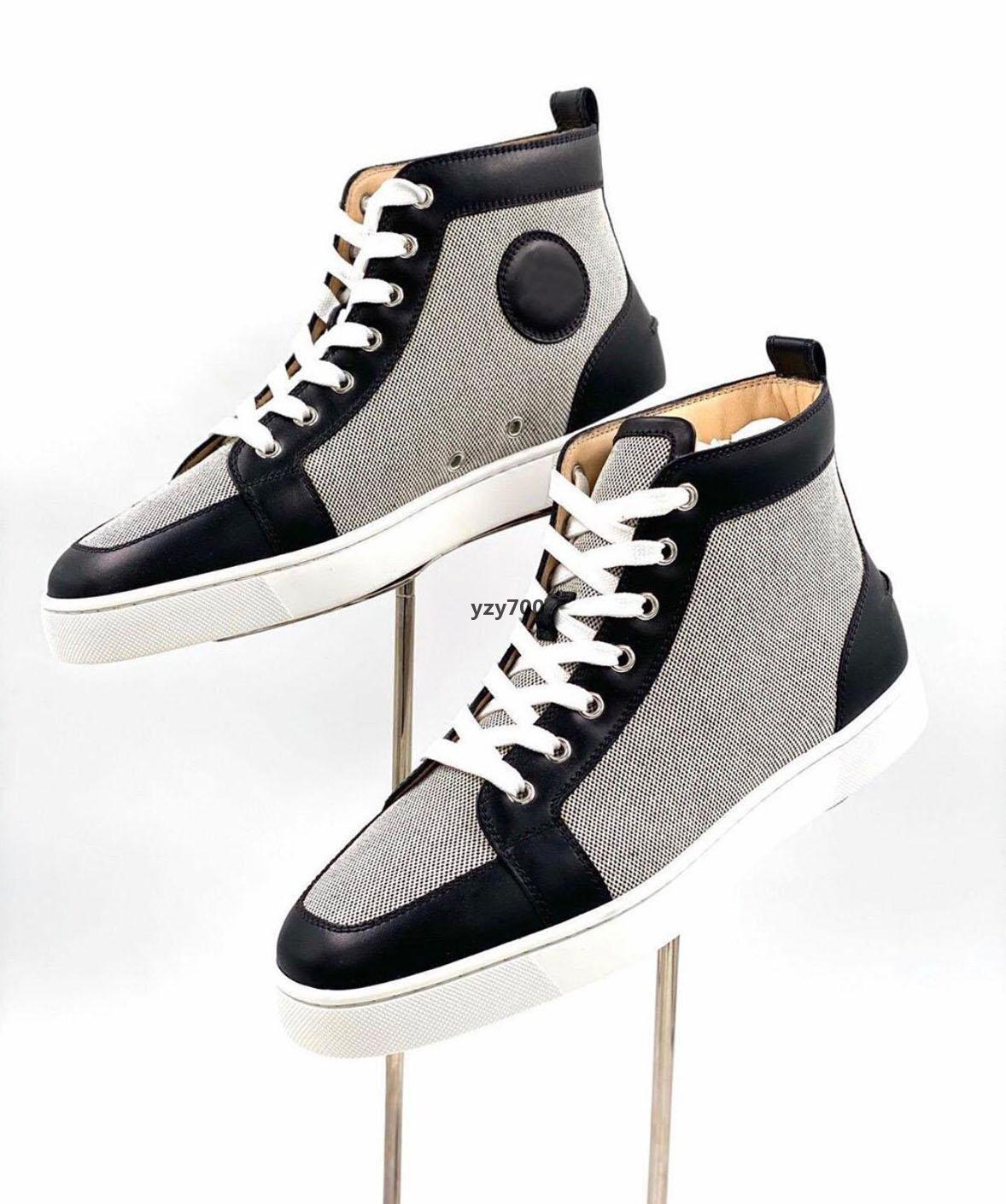 

Red Bottomed Shoe Christians High Top Red Sneaker Casual Flat Luxurious Red Soles Rantus Orlato Sneakers For Mens Walking Outdoor Train VHA