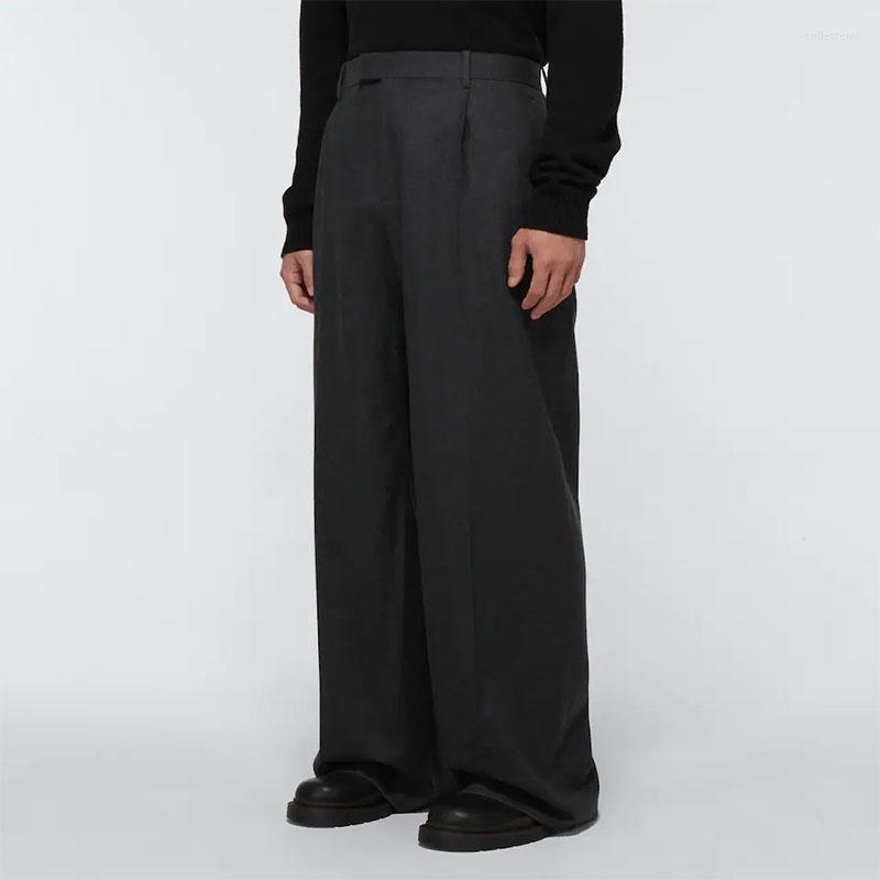 

Men' Pants Men' Loose Wide Leg Casual Trendy Large Size Fashion And Versatile Thin, Black