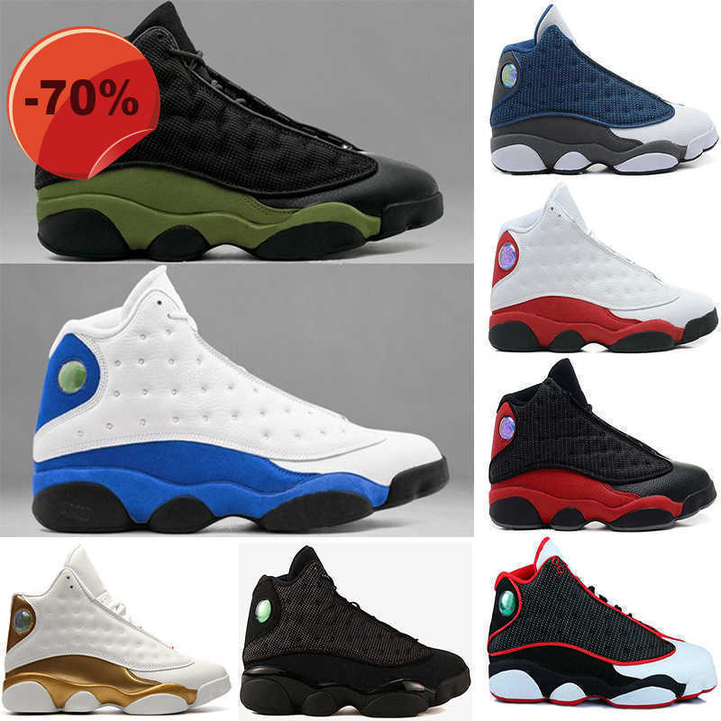 

Basketball Shoes Sports Sneaker Shoes Black Cat Hyper Royal Olive Wheat Italy Blue 13 Men Women Gs Bordeaux Dmp Chicago 13S