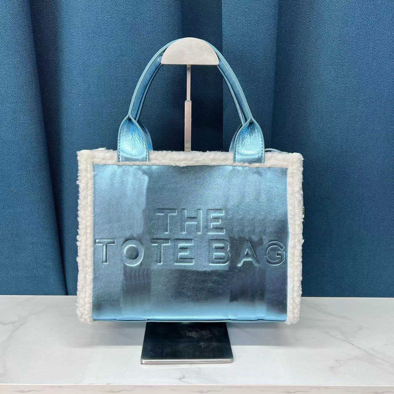 

Evening Bags marc tote bag women luxury Leather Shopper Bags designer totes handbags Cool Practical Plain Cross Body Shoulder Purse, Black