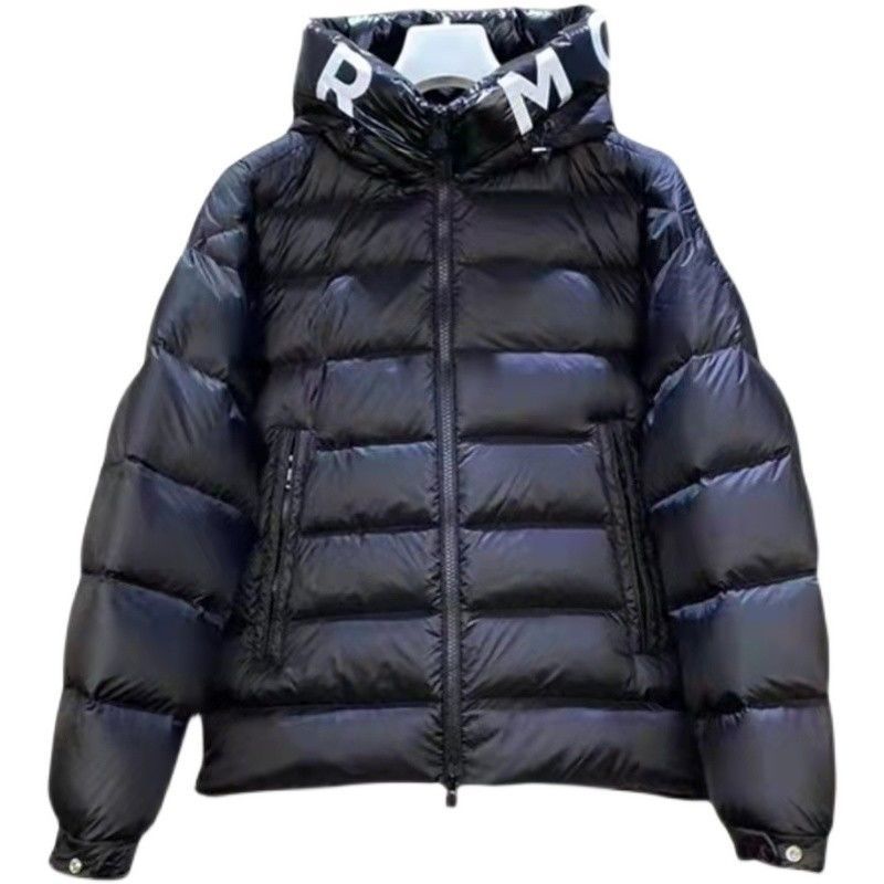 

MON Luxury Designer down jacket Brand Men's jackets Classic Fashion Hip Hop Hat Pattern designer coat Outdoor Casual Premium Edition Black White Original Logo, Price difference