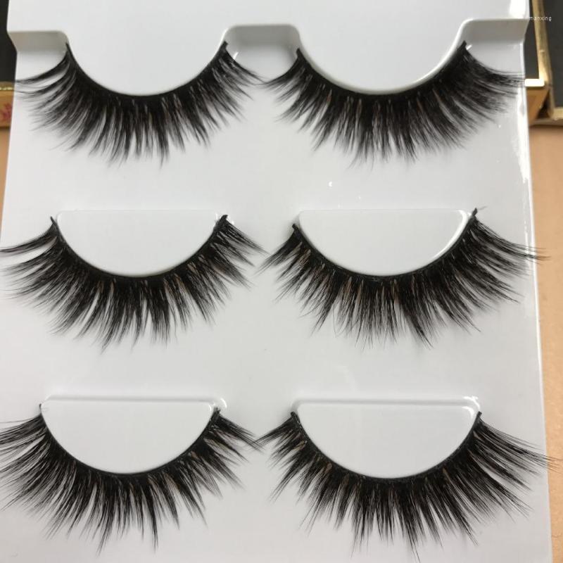 

False Eyelashes HBZGTLAD Sexy Handmade 3D Mink Hair Beauty Thick Long Fake Eye Lashes Eyelash High Quality