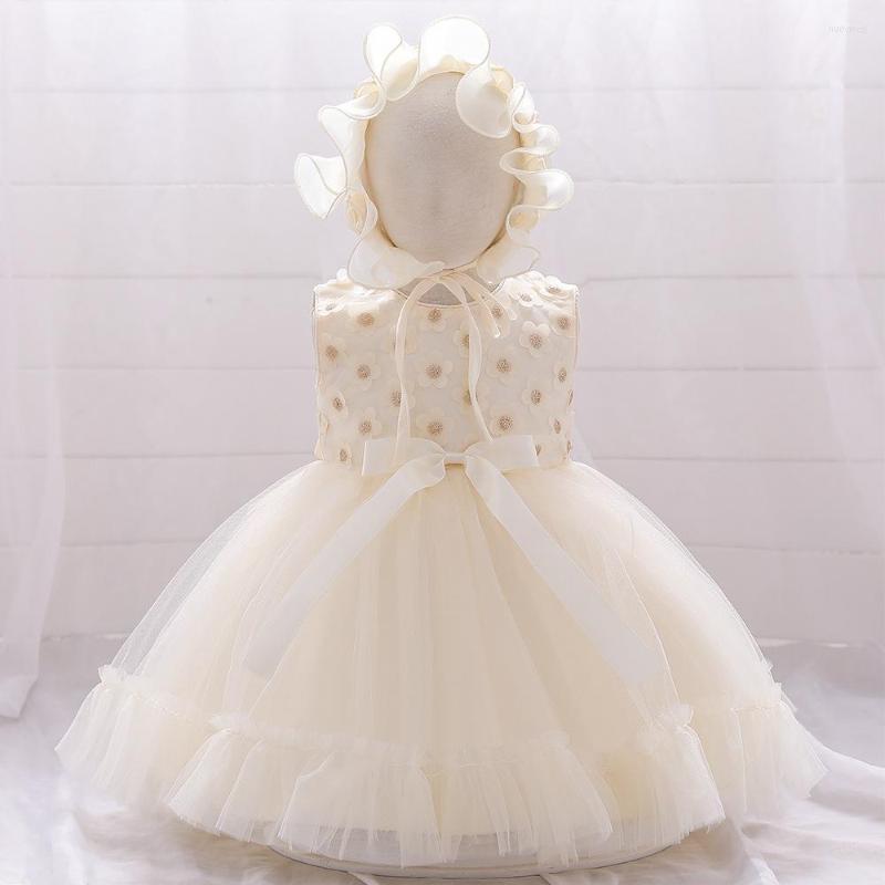 

Girl Dresses Children Evening Party Elegant Princess Dress Kids For Girls Champagne Sequins Flower Wedding, L2002xz-champagne