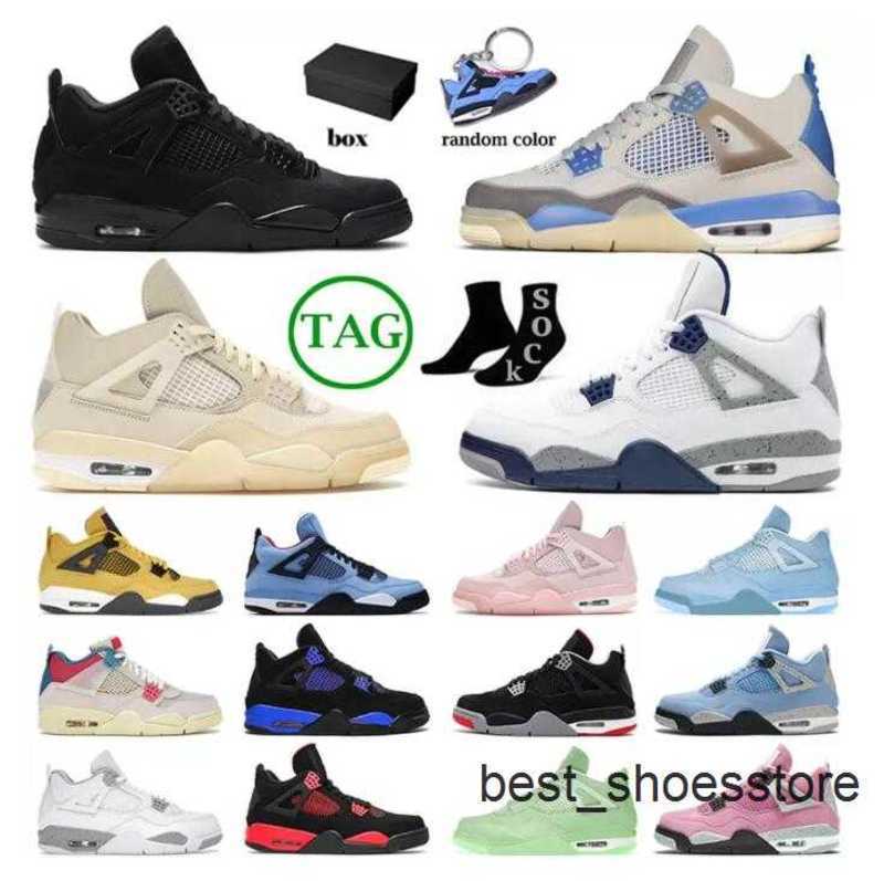 

Basketball Shoes Sneakers Trainers University Blue White Red Thunder Metallic Purple Black Cat Mens 4 4S Oreo Shimmer Paris Bred Men, 12