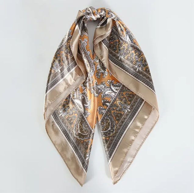 

Pattern Multi-purpose Scarf Care Instructions Hand wash only