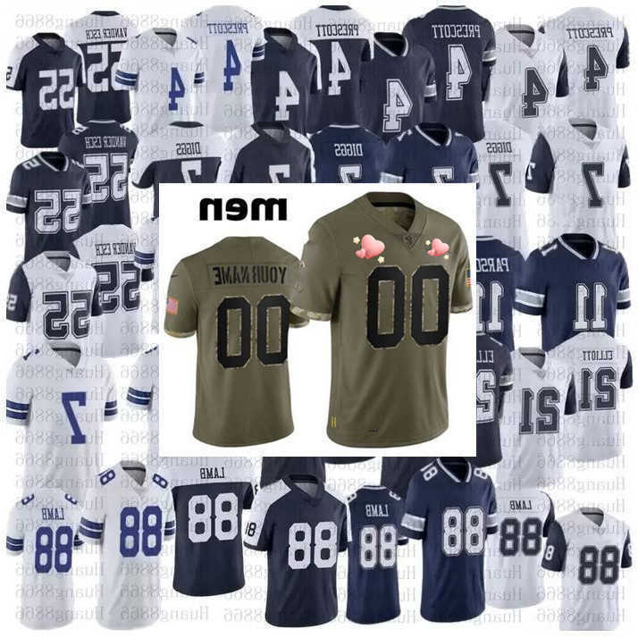 

Football Jersey Dallas''Cowboys''9 KaVontae Turpin 4 Dak Prescott 11 Micah Parsons 88 CeeDee Lamb 21 Ezekiel Elliott 10 Cooper Rush 7 Trevon Diggs, Color