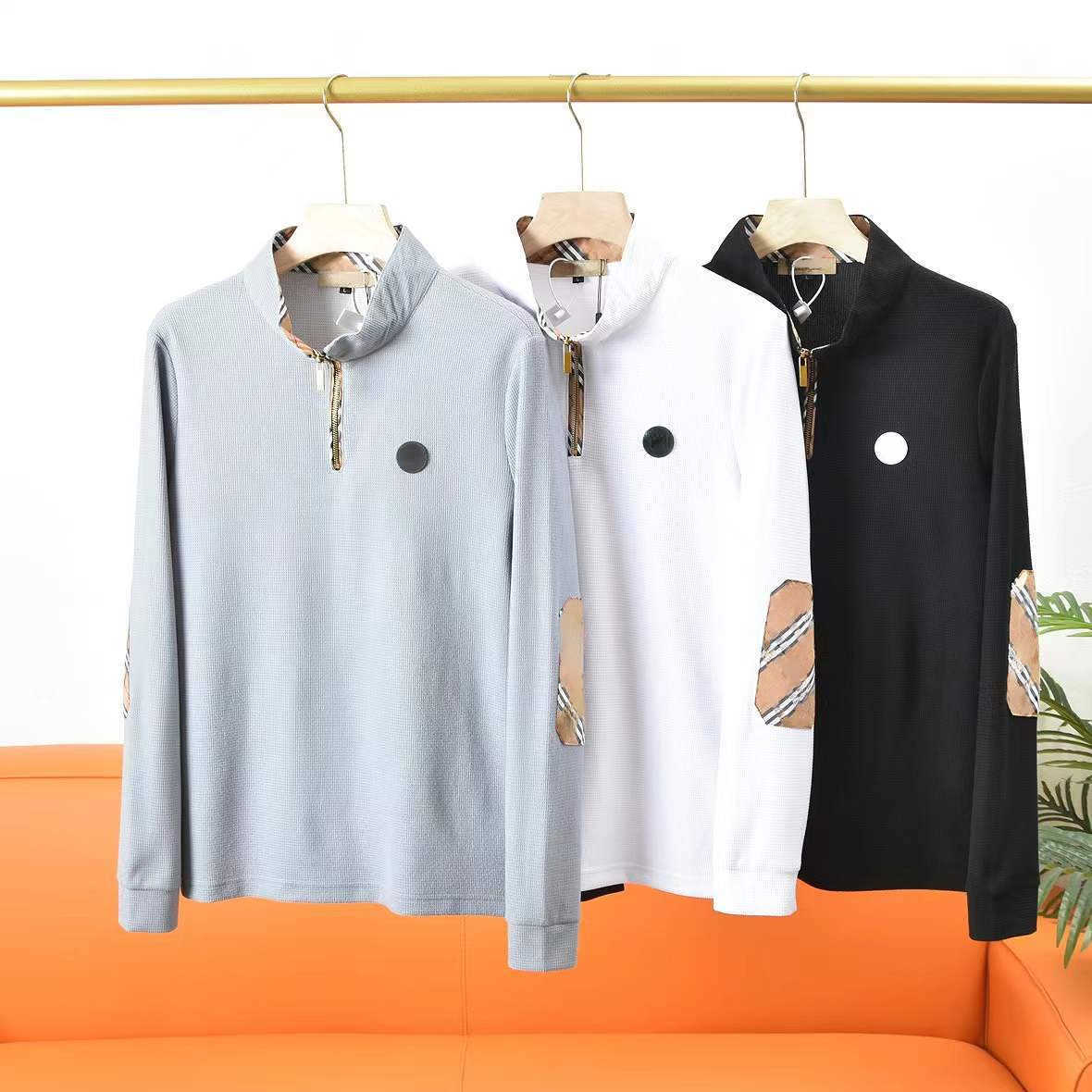 

Bb designer hoodie mens sweatshirt sweater men tb embroidery polo shirt zip pullover jacket Long Sleeve tshirt casual sweaters, White