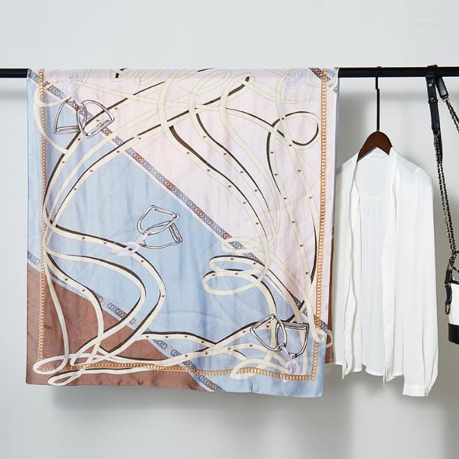 

Scarves 180 90cm TOP Silk Keychain Luxurious Women Foulard Square Hijab Scarf Ladies Shawl Wrap Muffler Pareo Female
