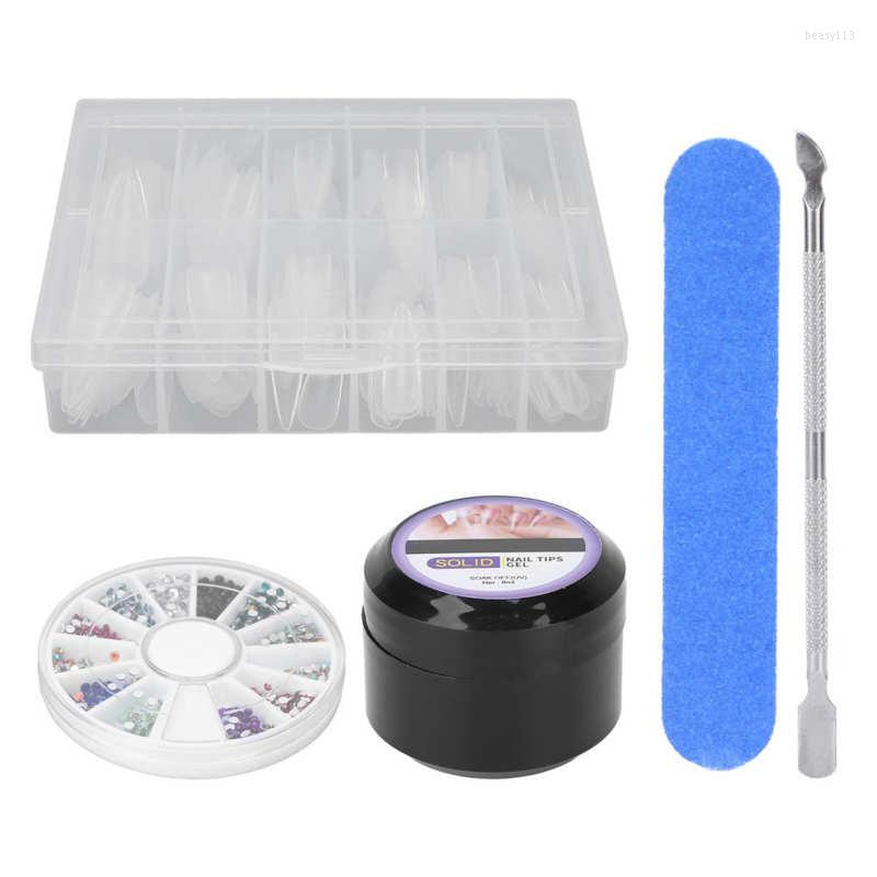 

Nail Gel Fake Tips Kit Solid Glue Clear Set Firmly Stick Resin For DIY Nails Banquets, Picture shown