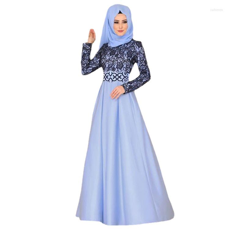 

Ethnic Clothing Eid Abaya Dubai Turkey Hijab Muslim Dress Islam Maxi African Dresses For Women Caftan Kaftan Robe Plus Size S-5XL