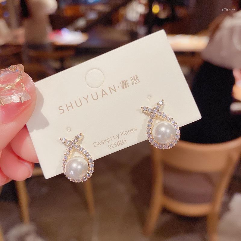 

Backs Earrings Pearl Rhinestone Clip No Hole Ear Clips Geometric On Earring Without Piercing Minimalist CE0873