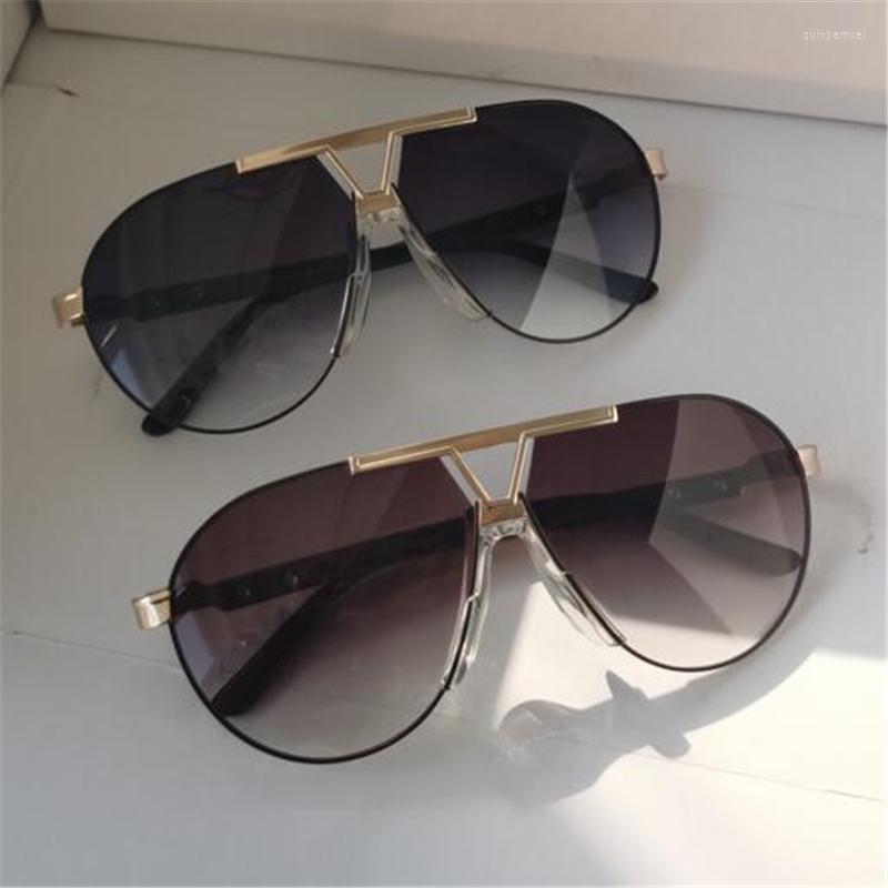 

Sunglasses KAPELUS Woman In Metal Big Frame Fashion Brand Glasses UV400 Men's Outdoor Sunshade Mirror K101