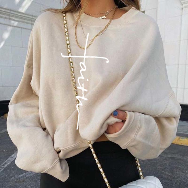 

Women' Hoodies Long Sleeve Sweatshirt Women Casual Sweatshirts 2022 Autumn Female Clothes Streetwear Loose Pullover Print Tops, 018fs