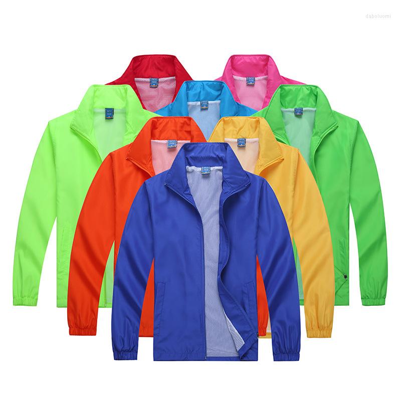 

Men's Jackets Autumn And Winter Lapel Advertising Shirt Windbreaker Outdoor Activities Zipper Long-sleeve Coat Solid Color Work Clothes, 10