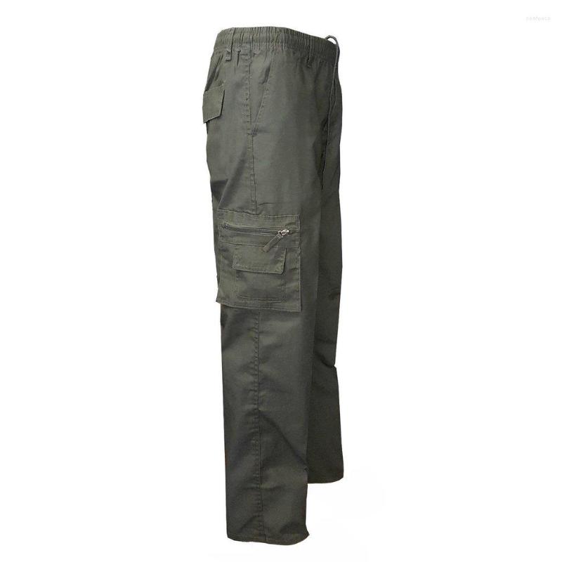 

Hunting Pants Men's Cargo Army Military Style Tactical Male Jogger Plus Size Cotton Many Pocket Men Black Trousers, Khaki