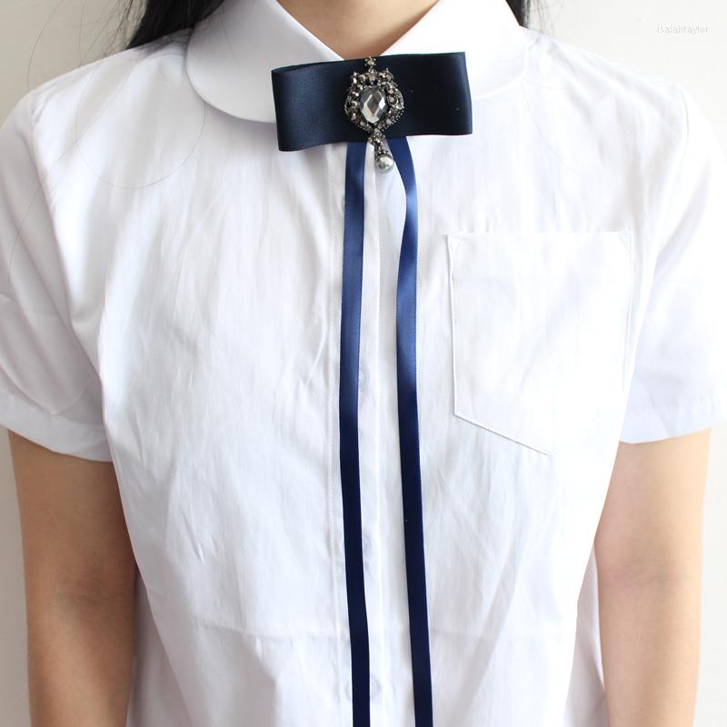 

Bow Ties Women Neck Collar Shirt Tie Cravat Vintage Rhinestone Alloy Metal Necktie Groom Wedding Party Gift Ribbon Bowtie Accessories