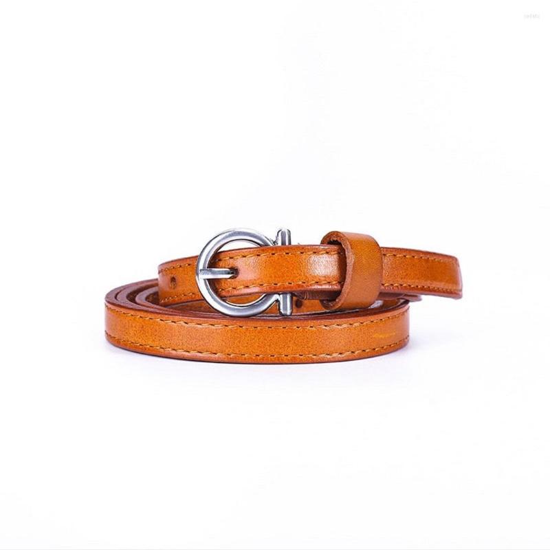 

Belts Ladies Belt Alloy Pin Buckle Retro Round Solid Color Designer High Quality Female Multi-color, White