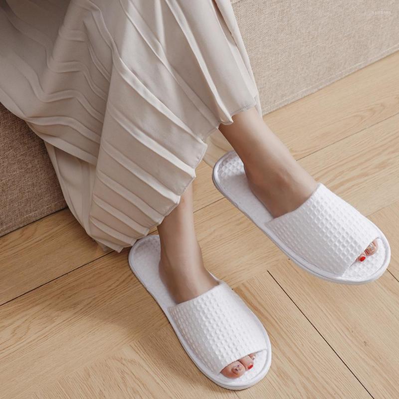 

Slippers Indoor Men Women Bedroom Non-slip Flip Flop El Travel Portable Folding Four Seasons Shoes Lovers Flat, White