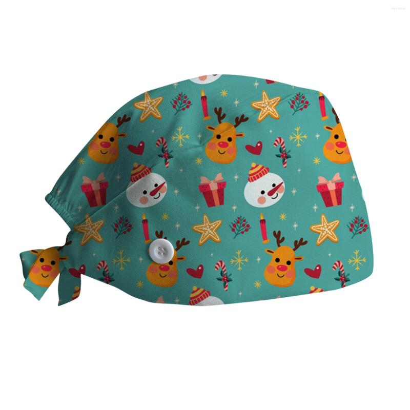 

Ball Caps Leisure Yashmak Christmas Adjustable Stand-Ear Print Cap Hat Protection Women Baseball Fashion Baby