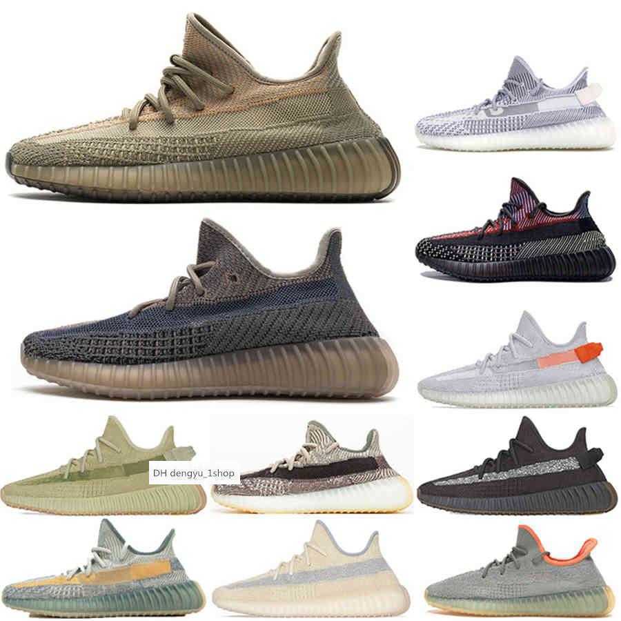 

Yezzzy West Sand Taupe Ashpea Shoes Cind V2 BOOSTs''yezzies''350, Black static reflective
