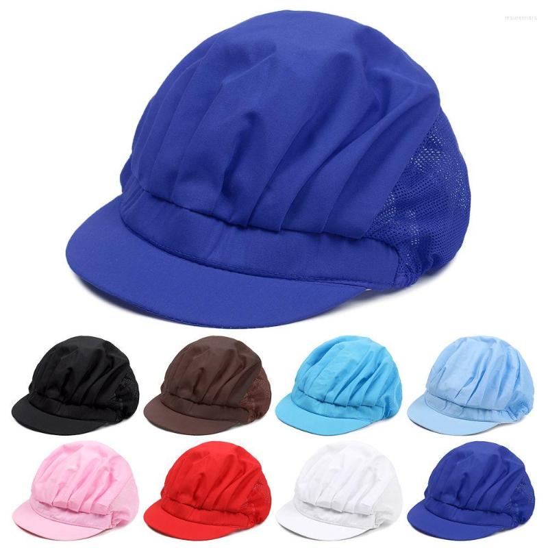 

Visors Cooker El Canteen Restaurant Cook Hat Chef Cap Food Service Hair Nets, Black