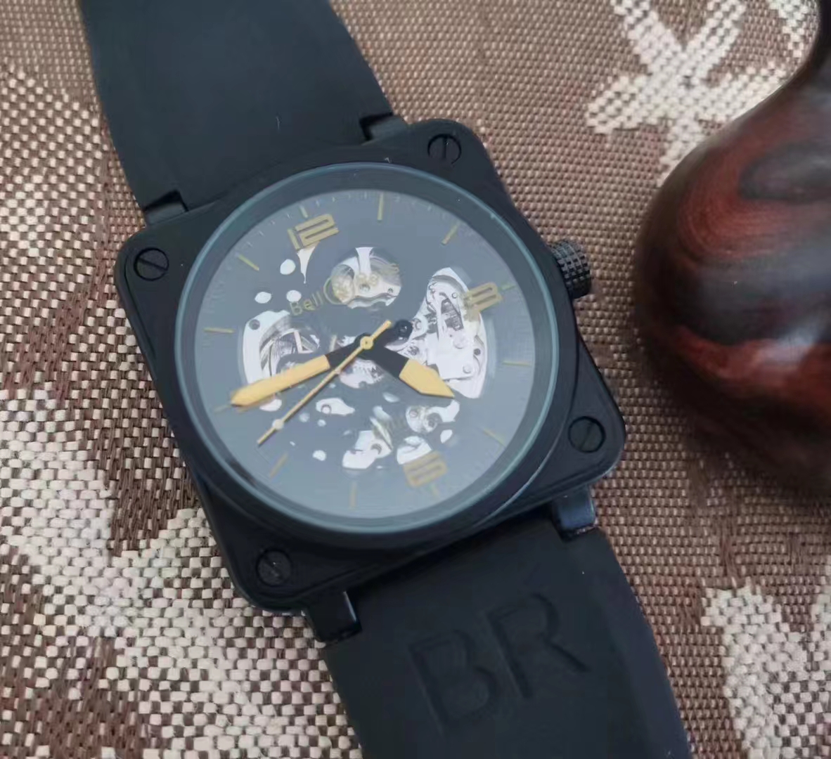 

2022 Men's luxury Quartz Watch Business Fashion leisure Hollow multi-Functional Waterproof Watches, J0003